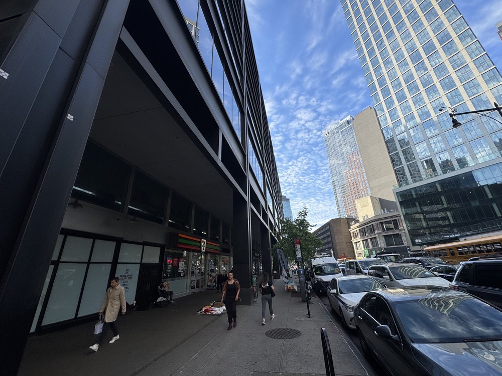 A new high-rise, high-density tower would replace this existing structure in downtown Brooklyn.