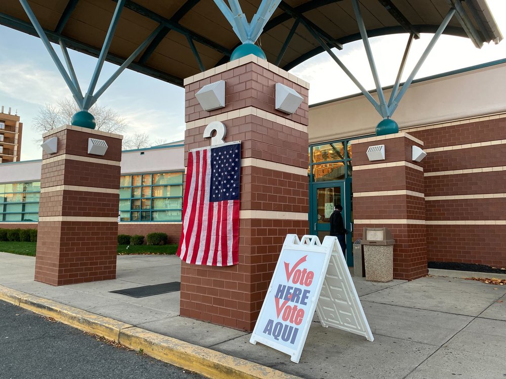 A photo of a polling site in Rahway, NJ