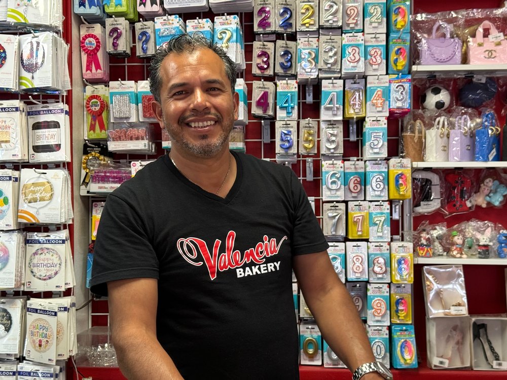 Valencia Bakery President Raul Valera at his shop.