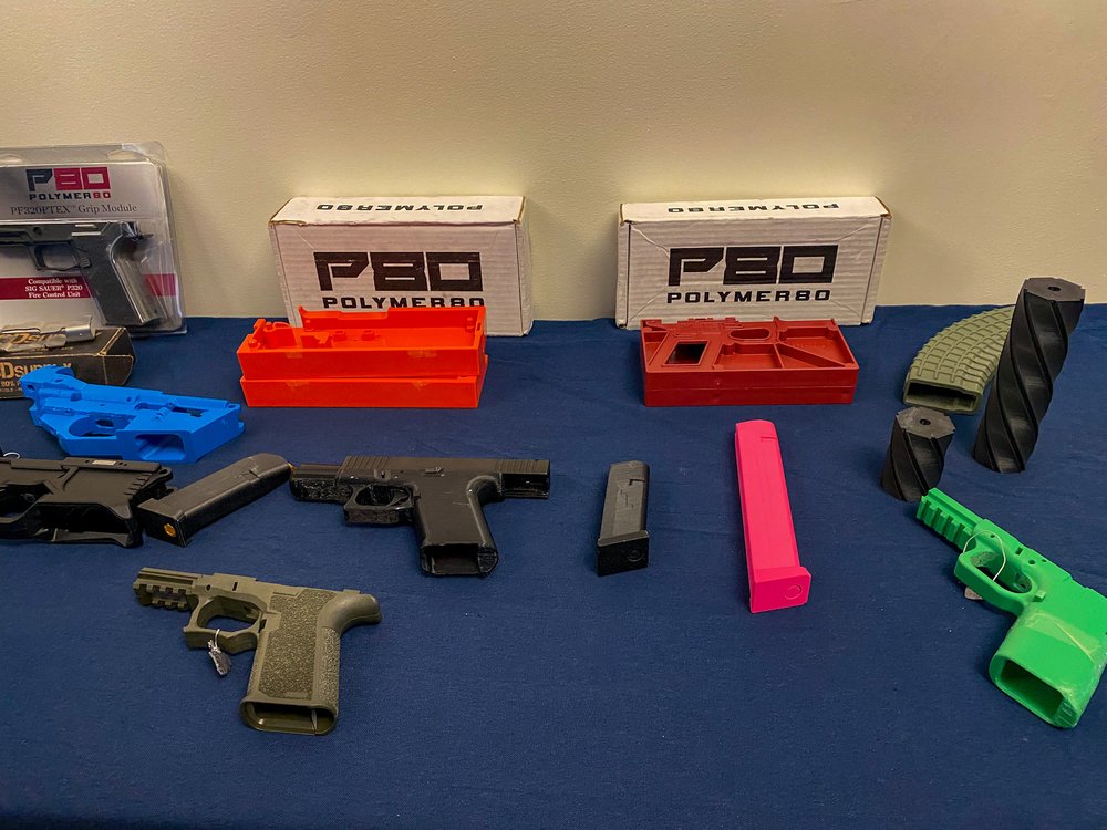 Ghost guns and 3D-printed firearm accessories manufactured by the NYPD and the Manhattan DA's office to learn more about the technology.
