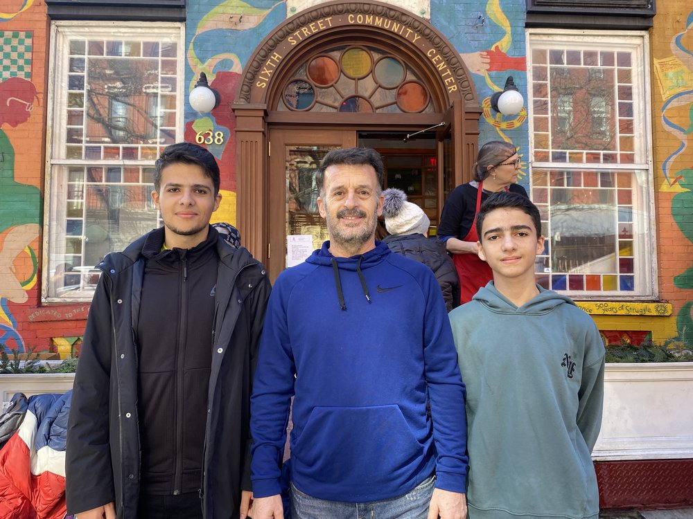 Rahman Sharafati and his two sons staying in a shelter in Manhattan were granted an extension to stay past their 60-day shelter limit. Sharafati's younger son has PTSD from his journey across the border from Iran.