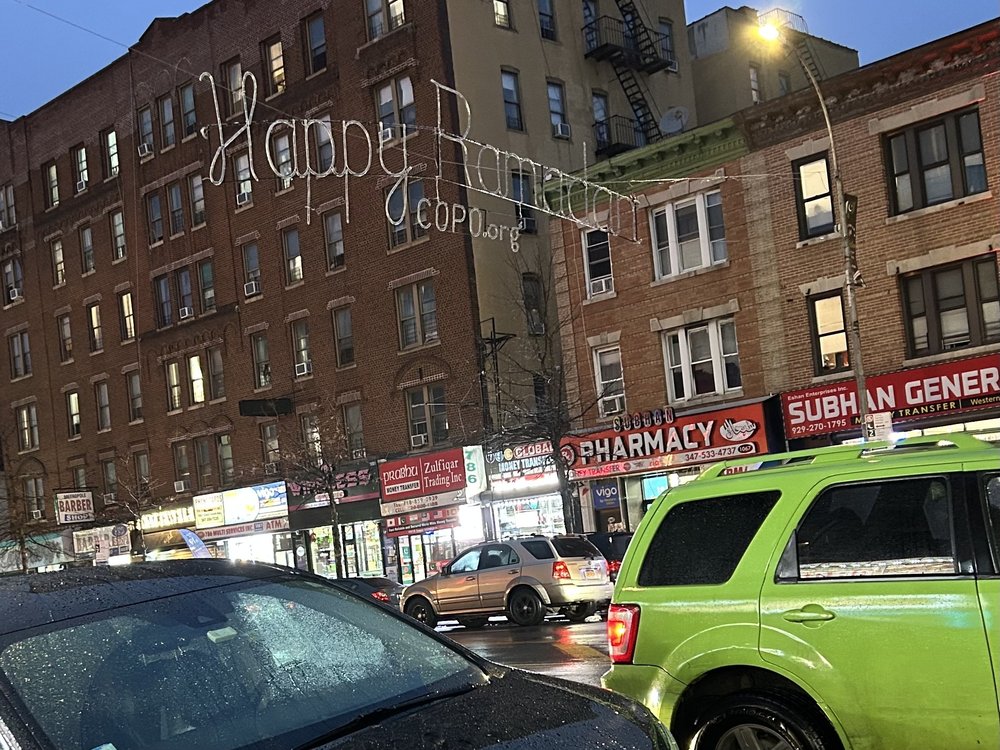 Ramadan lights on Coney Island Ave 2024
