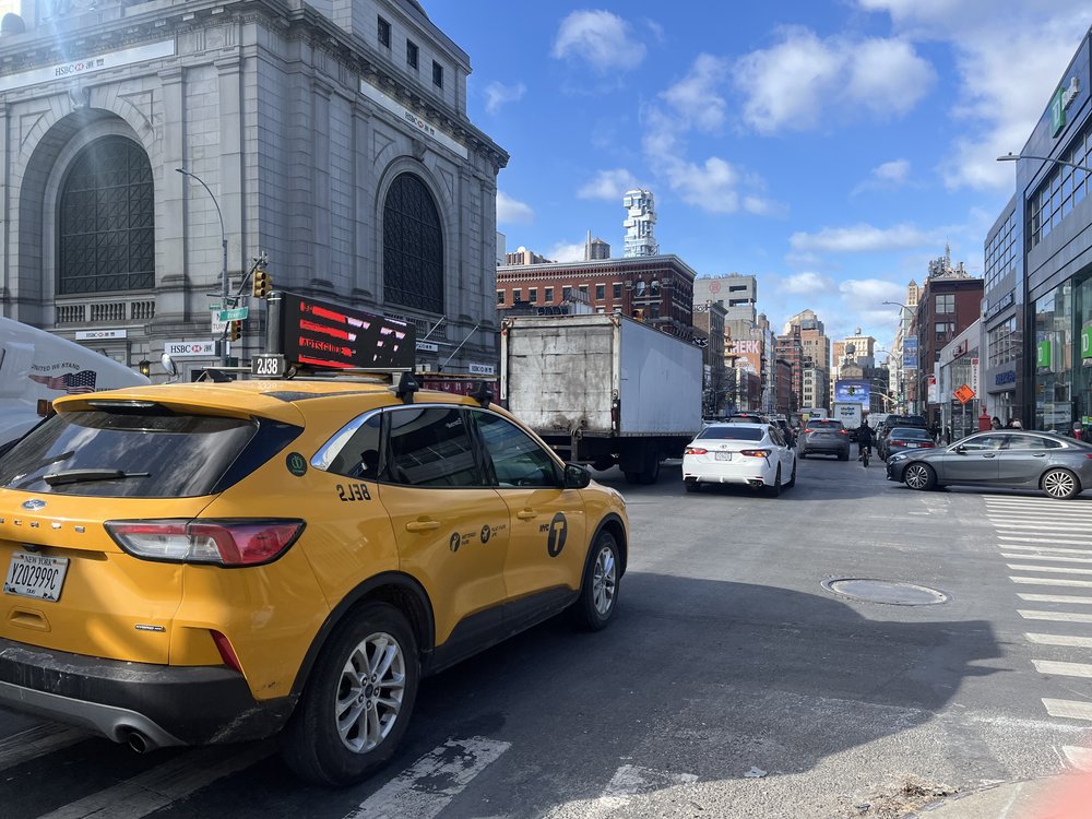 Canal Street in January.