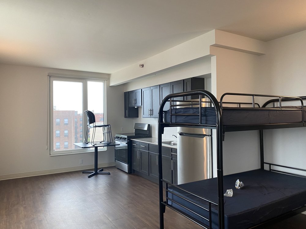 The 95-unit Ruby Dee shelter in the Bronx will house 95 families and was developed by WIN to create a more physically welcoming space.