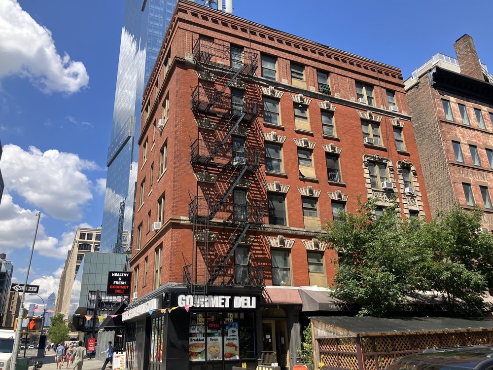 The outside of 558 Broome St. in Manhattan, a building prohibit short-term rentals on Airbnb.