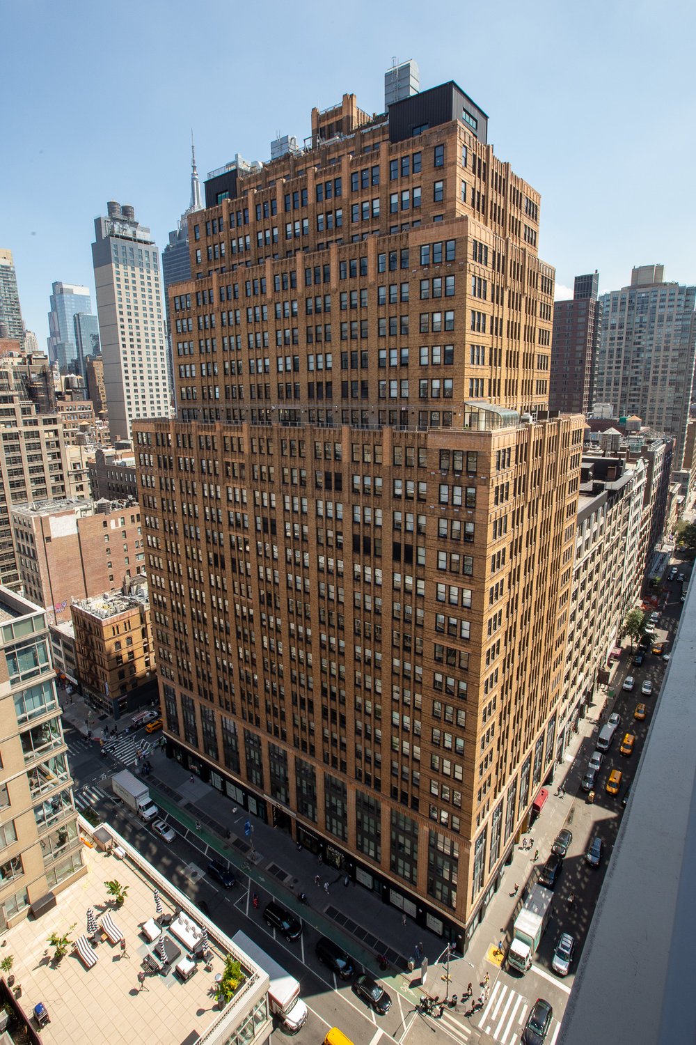 The Lefcourt Clothing Center at 275 Seventh Ave.