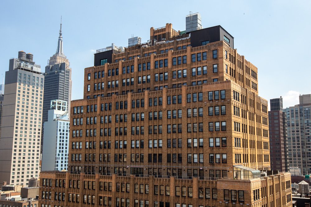 The Lefcourt Clothing Center at 275 Seventh Ave.