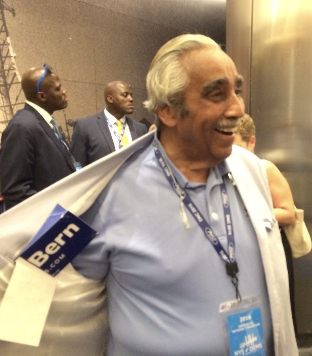 Charles Rangel at the 2016 Democratic National Convention in Philadelphia.