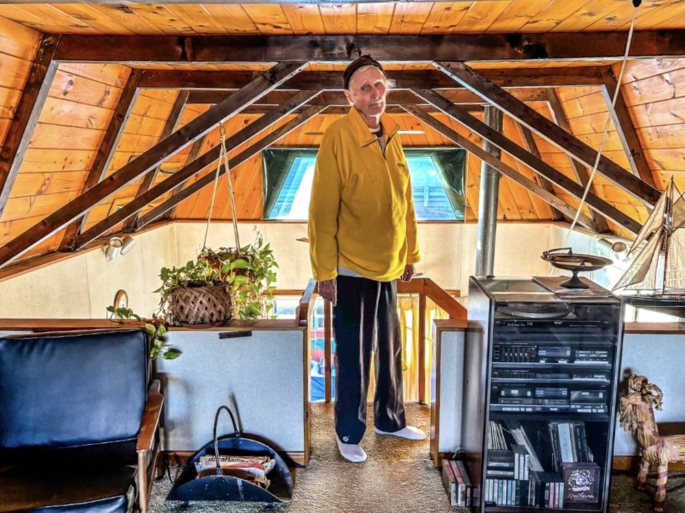 Robert Johnson, a maritime historian who lives on a houseboat in the Bronx