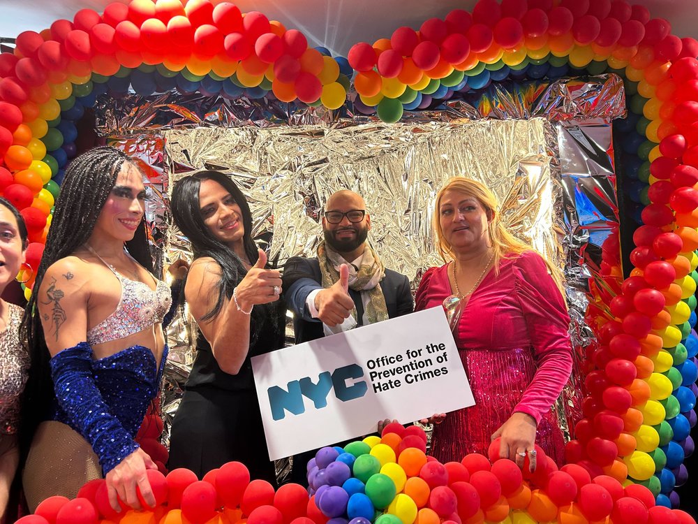 Vijah Ramjattan, the new executive director of the New York City’s Office for the Prevention of Hate Crimes, out on the town building community ties ahead of recent Pride activities.