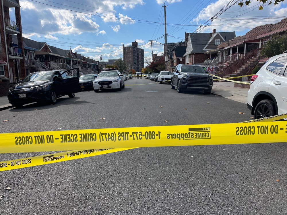 The location in South Brooklyn where police fatally shot suspect Jason Pass on Wednesday morning