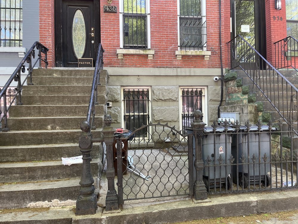 A Bed-Stuy townhouse.