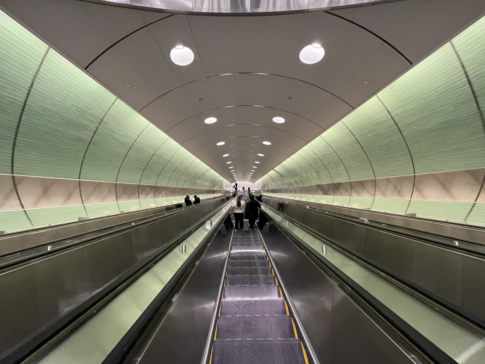 The 182-foot escalators at Grand Central Madison are the longest in the MTA's system.