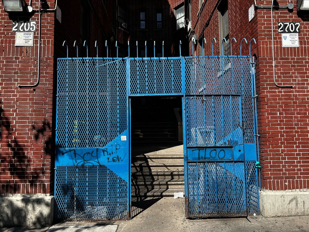 Police found three young children unresponsive at the daycare in this building on Morris Avenue,