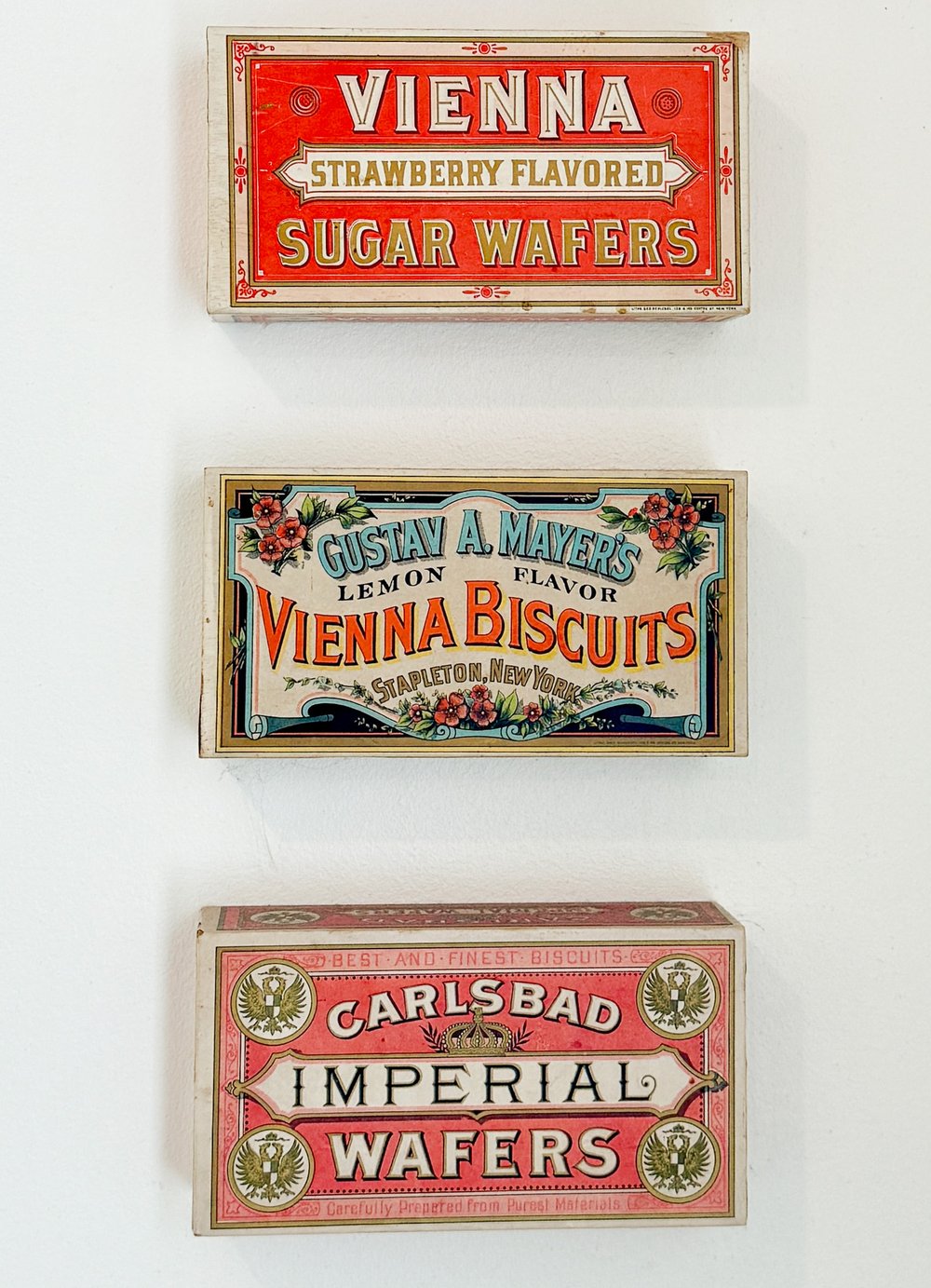Designs for Gustave Mayer’s biscuits.