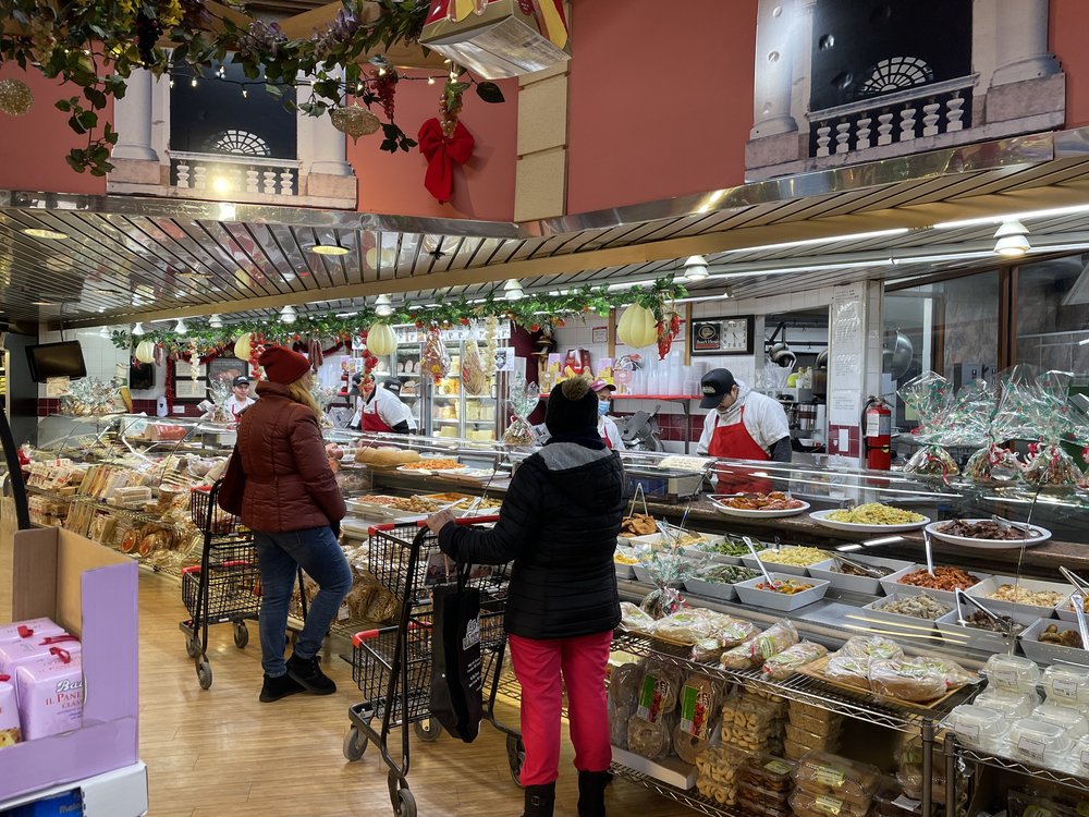 The inside of La Bella Marketplace in Brooklyn.