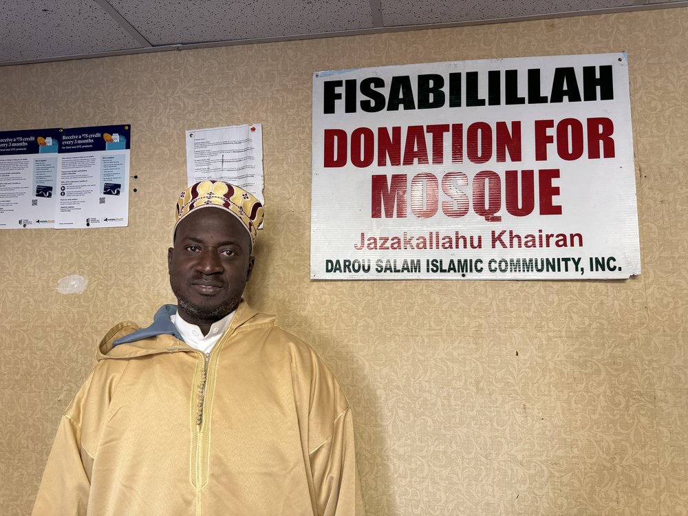 Photo of Imam Cheikh Ndao at the Darou Salam mosque