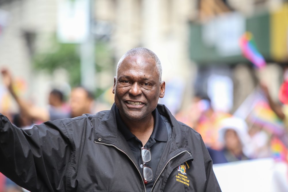 A file photo of Keith Wright, who is once again at the center of Harlem politics.