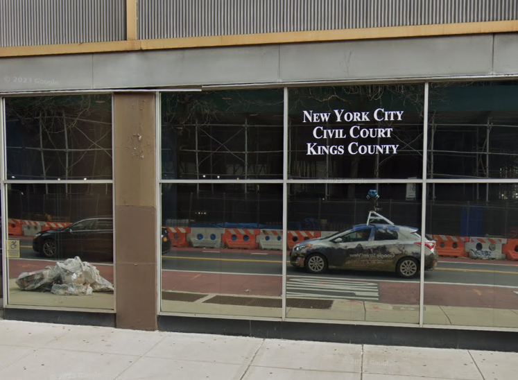 Screenshot of Kings County Civil Court