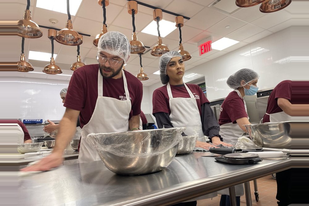 The scene at City Harvest in Brooklyn, hosting the five-week course “Culinary Career Pathways for New New Yorkers,” launched in April by the nonprofit group Hot Bread Kitchen, which trains New Yorkers for jobs in the food industry.