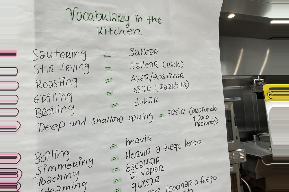 The scene at City Harvest in Brooklyn, hosting the five-week course “Culinary Career Pathways for New New Yorkers,” launched in April by the nonprofit group Hot Bread Kitchen, which trains New Yorkers for jobs in the food industry.