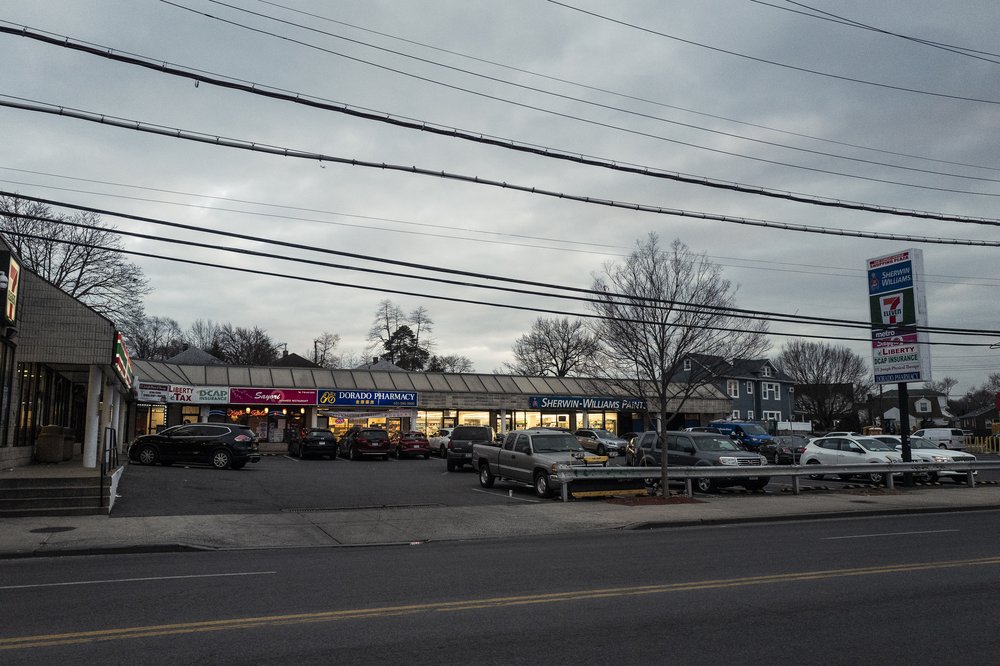 A shopping center