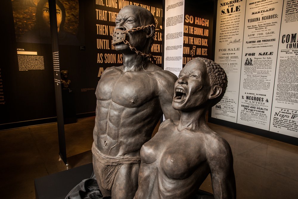 From an exhibit on slavery at the Legacy Museum