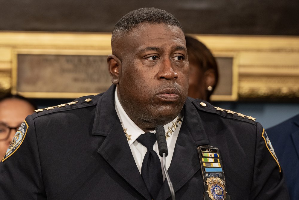 A photo of former Chief of Department Jeffrey Maddrey