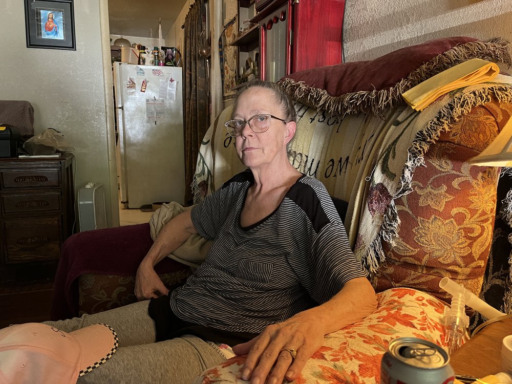 Marquita Baird at her home in Oklahoma