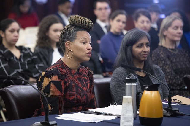 NYC Health Commissioner Michelle Morse testifies at a City Council hearing Wednesday.
