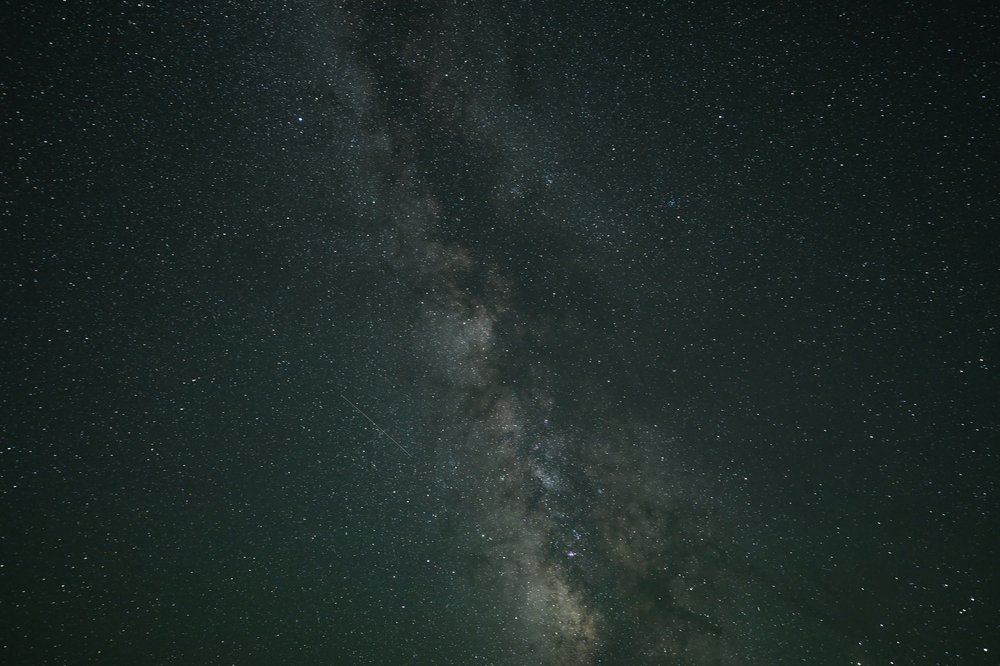 A photo of the Milky Way