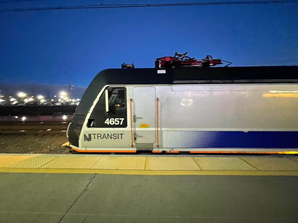 A stock photo of an NJ Transit train