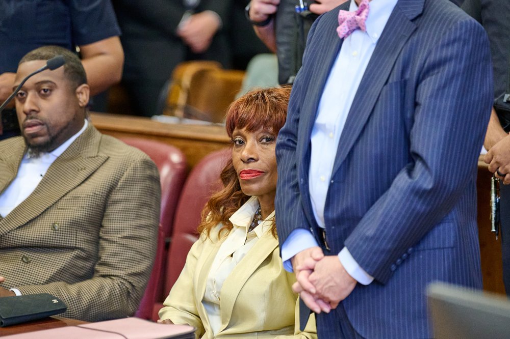 Ingrid Lewis-Martin in court Thursday.