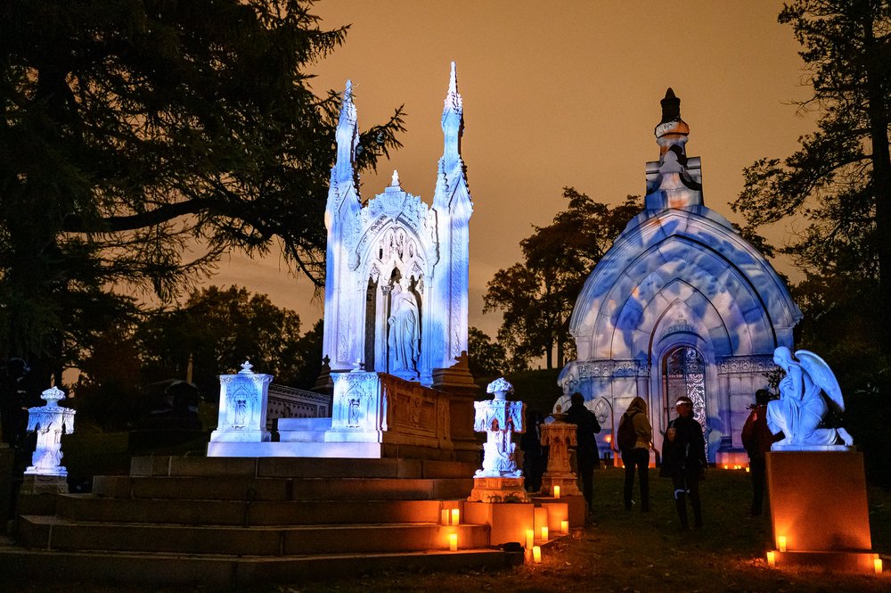 Nightfall-TodSeelie-7.jpg Greenwood Cemetery during Nightfall event