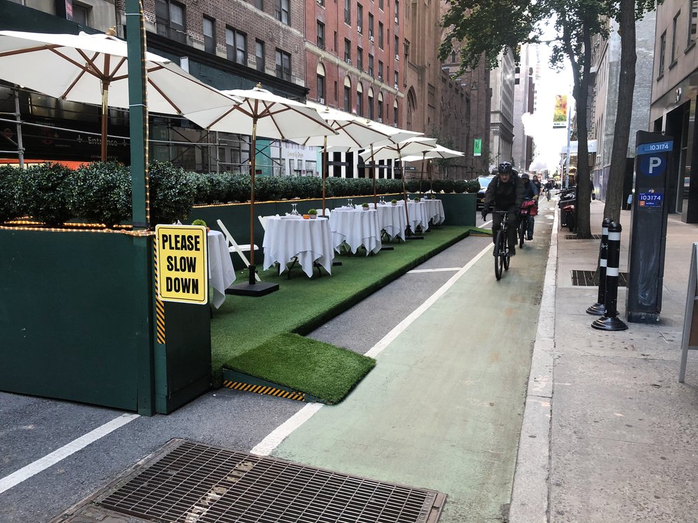 The NYC Council is facing to make outdoor dining permanent.