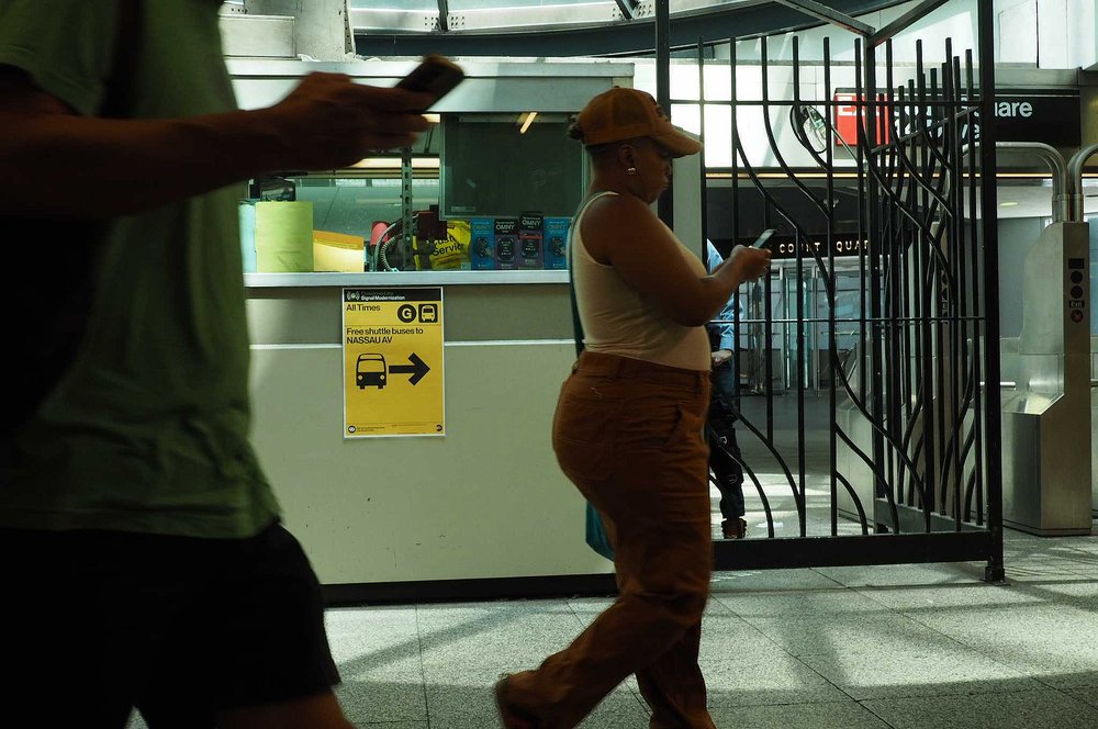 City straphangers navigate the new terrain as G train closures begin.