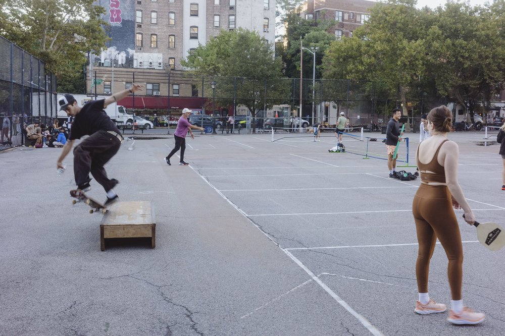 Parkgoers not playing pickleball have likened players to invaders. “It’s not a coexistence, it’s a complete and utter takeover,” said Allan Trub.