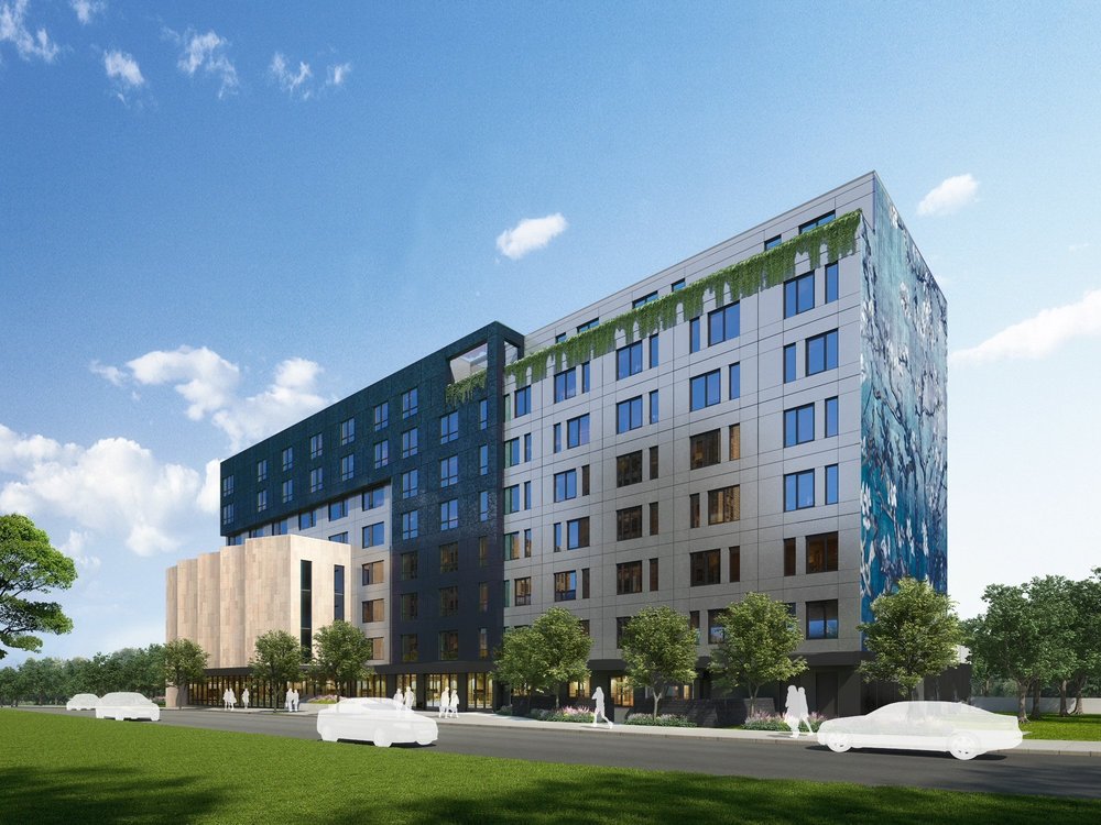 A rendering of the Parkway Hospital redevelopment.