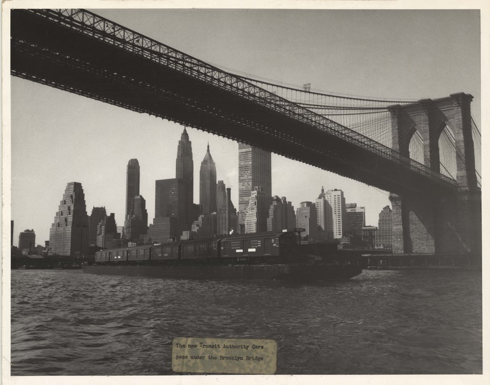 R-29 cars on the East River