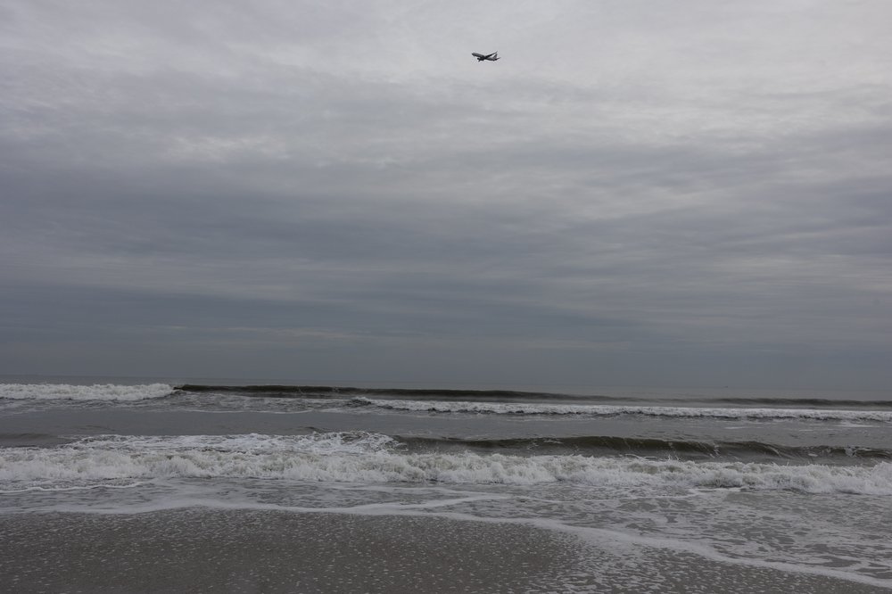 A photo of the shoreline in Queens.