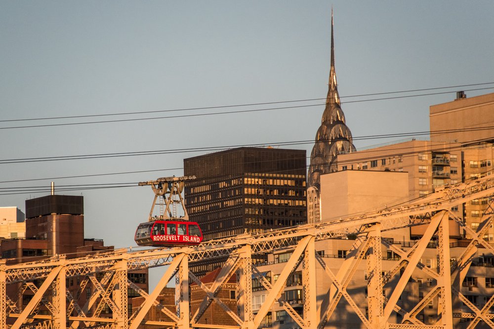 A stock image of the Roosevelt Island Tram