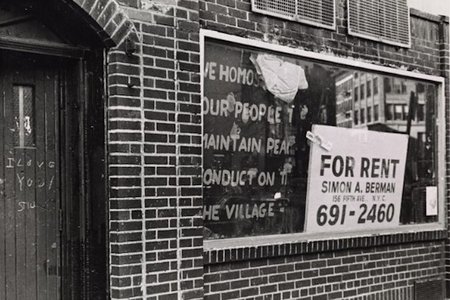 Outside Stonewall Inn in 1969.