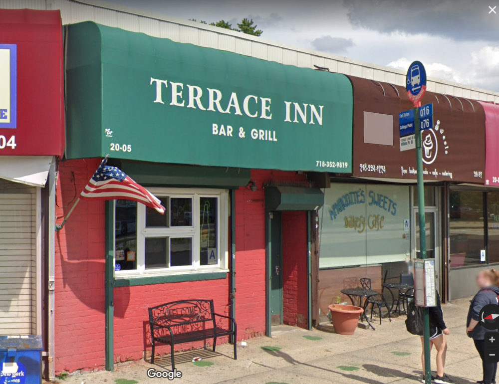 A screenshot from Google Images of Terrace Inn Bar & Grill from June 2019.