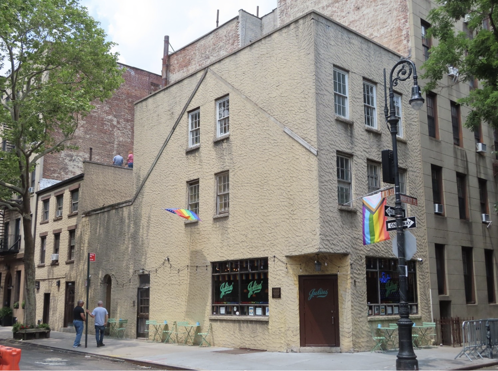 A photo of Julius', which was declared an "individual landmark" this week by the city's Landmarks Preservation Commission