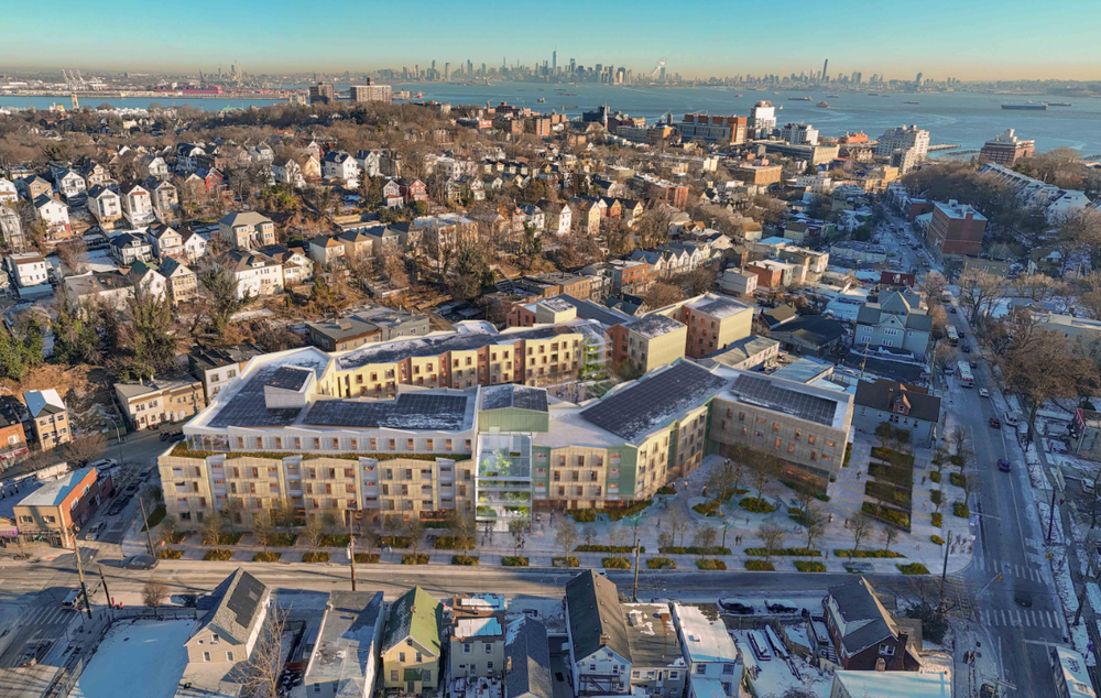 Rendering of Jersey St. redevelopment in Staten Island
