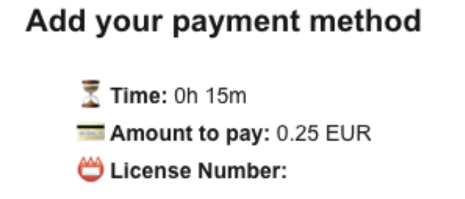 An image of a scam parking meter site.