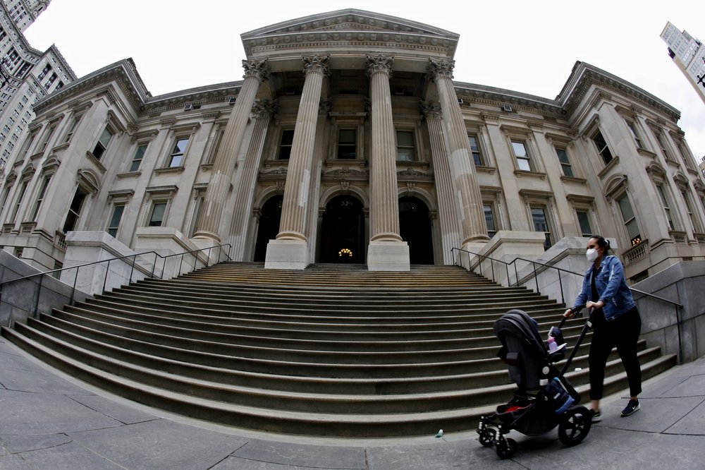 A photo of Tweed Courthouse, DOE headquarters