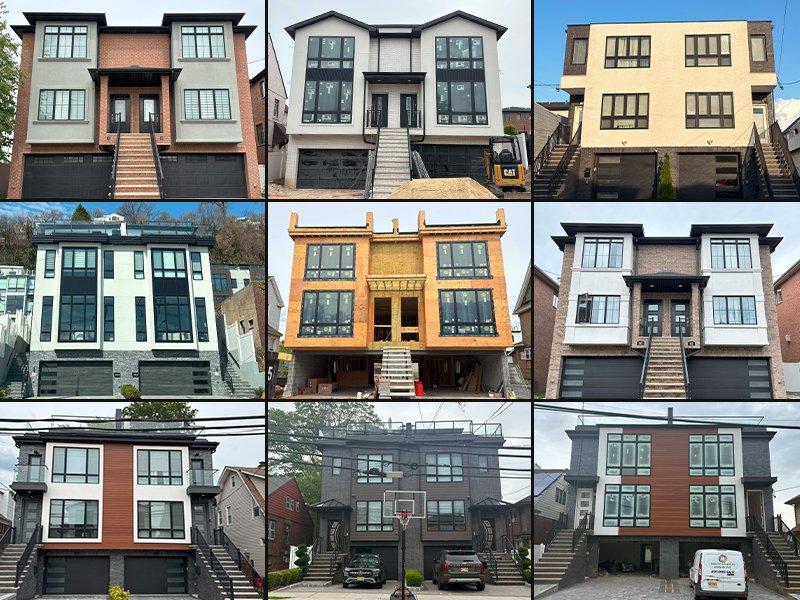 A similar style of duplex has been going up all over the Northern New Jersey towns along the Hudson River.