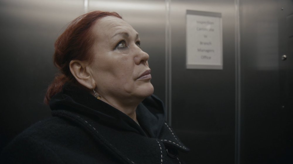 Still from the film "Video Visit."