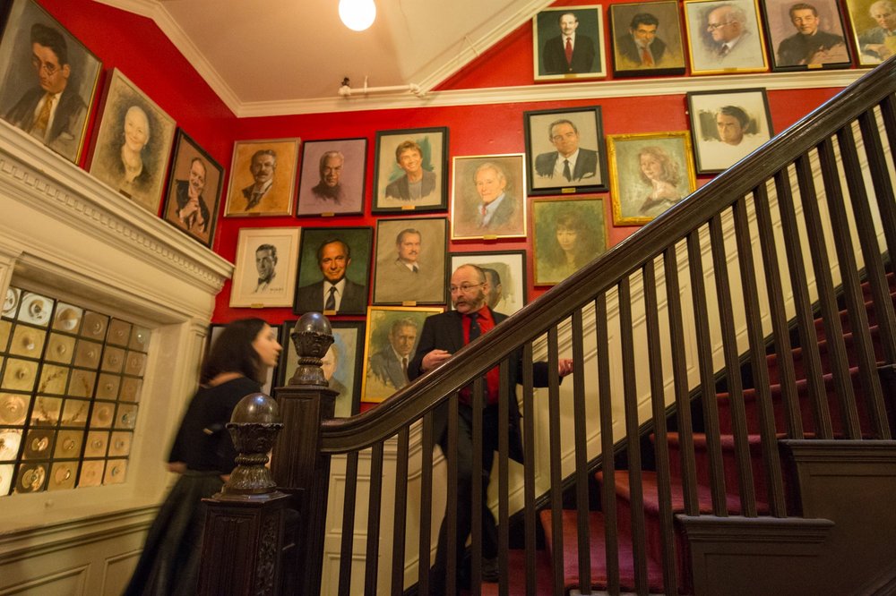 a49487701.jpeg Staircases are lined with portraits of former and current members<br>